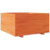 vidaXL Vrtno cvetlično korito vo&scaron;čeno 50x50x49,5 cm trdna borovina