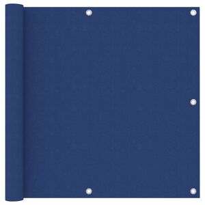vidaXL Balkonsko platno modro 90x500 cm oksford blago