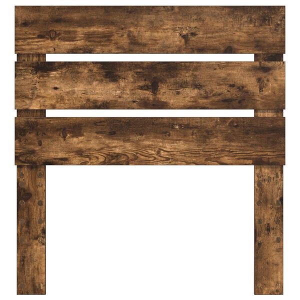 vidaXL Vzglavje Dimljeni oreh 90 cm Konstruiran les