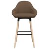 vidaXL Barski stolček rjavo blago