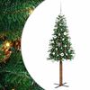 vidaXL Ožja jelka Zelena 150 cm PVC in trden bor