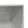 vidaXL Knjižna omara / komoda betonsko siva 66x30x130 cm iverna plošča