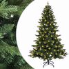 vidaXL Umetno Zložljivo Božično Drevo 120 cm 150 LED Toplo bela