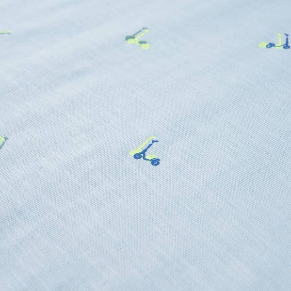 Otro&scaron;ka majica s kratkimi rokavi svetlo modra 140