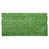 vidaXL Balkonsko platno z zelenim listjem 300x150 cm