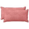 vidaXL Blazina 2 kos HOUTEN Roza 40 x 70 cm Žamet