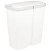 vidaXL Ko&scaron;ara za odpadke Bela 48,5 x 28 x 51 cm PP