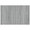 vidaXL Posteljno vzglavje siva sonoma 120x1,5x80 cm konstruiran les