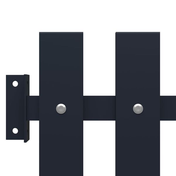 vidaXL Ograjni panel antraciten 178x100 cm prašno barvano jeklo