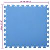 vidaXL Puzzle telovadne podloge 24 pcs Modra 8,64 ㎡ EVA pena