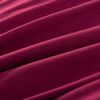 vidaXL Posteljnina bordo 155x220/80x80 cm