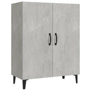 vidaXL Komoda betonsko siva 70x34x90 cm konstruiran les