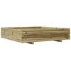 vidaXL Vrtno cvetlično korito 110x110x26,5 cm impregnirana borovina