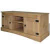 vidaXL TV omarica mehi&scaron;ka borovina Corona Range 120x40x52 cm