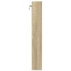 vidaXL Vitrina sonoma hrast 80x8,5x58 cm inženirski les