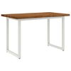 vidaXL Jedilna miza z naravno robom 120 x 70 x 75 cm
