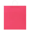vidaXL Papirnate vrečke 250 kosov z ročaji roza 45x17x48 cm