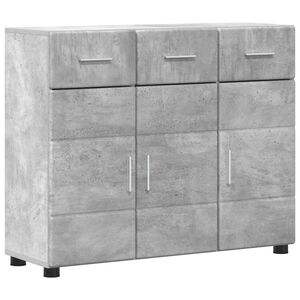 vidaXL Strani &scaron;al FLORIN 88,5 x 30,5 x 73 cm Betonsko siva