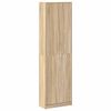 vidaXL Garderobna omara Sonoma hrast 55 x 25 x 189 cm Konstruiran les