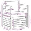 vidaXL Zunanja garnitura za sedenje Masivno akacijevo les in poliester