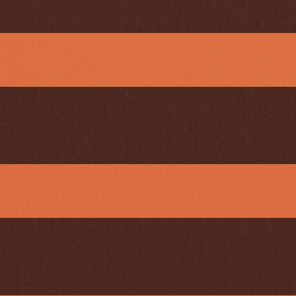 vidaXL Balkonsko platno oranžno in rjavo 120x400 cm oksford blago