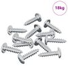 vidaXL Vijak 13636 kos srebrna M4 x 16 mm Jeklo