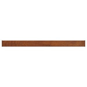 vidaXL Okenski nadstre&scaron;ek Rjav les 160 x 15 x 4,5 cm PVC