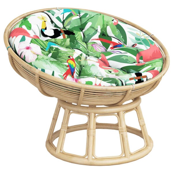 vidaXL Okrogla blazina večbarvna &Oslash; 100 x 11 cm oxford tkanina