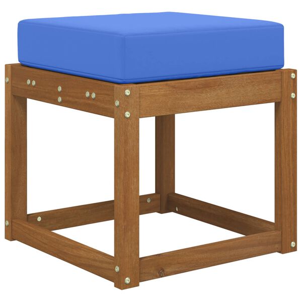 vidaXL Zunanja sedežna blazina Turkizna 40 x 40 x 8 cm 100% poliester