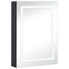 vidaXL LED kopalni&scaron;ka omarica z ogledalom 50x13x70 cm