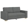 vidaXL Dvosed Temno siv 180x78x84 cm blago