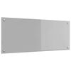 vidaXL Kuhinjski panel Svetlo siva 100 x 40 cm kaljeno steklo