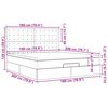 vidaXL Otomanski posteljni okvir z vzmetnico bel 180x200 cm um. usnje