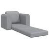 vidaXL Sofa postelja Svetlo siva 98 x 71 x 83 cm blago