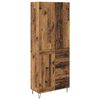 vidaXL Visok predalnik 2 kos Star les 69,5 x 34 x 180 cm