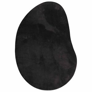 vidaXL Preproge za povr&scaron;ine HUARTE Črna 160 x 230 cm Poliester