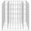 vidaXL Visoka greda gabion pocinkano jeklo 50x50x50 cm