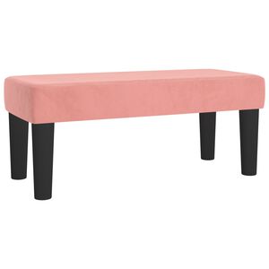 vidaXL Klop roza 70x30x30 cm žamet