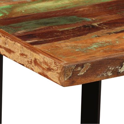 vidaXL Barska miza iz trdnega predelanega lesa 120x60x107 cm