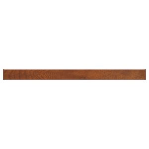 vidaXL Okenski nadstre&scaron;ek Rjav les 140 x 15 x 4,5 cm PVC