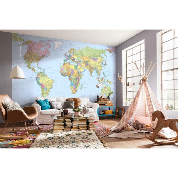 Komar Stenska slika World Map XXL 368x248 cm