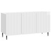 vidaXL TV omarica 99 x 34,5 x 52 cm Bela visok sijaj Inženirski les