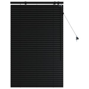 vidaXL Venecijanska žaluzija Črna 80 x 130 cm 35 mm