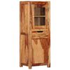 vidaXL Visoka omarica 40x34x110 cm trden akacijev les