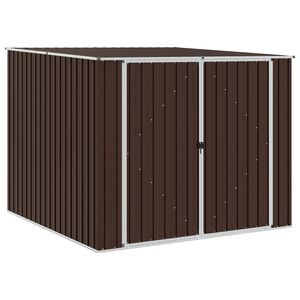 vidaXL Vrtna lopa rjava 195x198x159 cm pocinkano jeklo