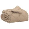 vidaXL Polna celoletna prevleka Taupe 140 x 200 cm Mikrovlakna