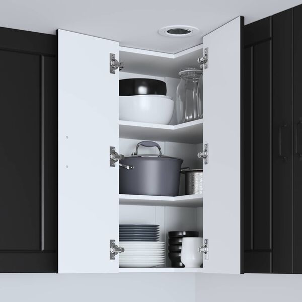 vidaXL Kuhinjski element Črna 57 x 57 x 80 cm Konstruiran les