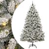 vidaXL Umestno božično drevo 270 cm 300 LED Toplo bela PVC in jeklo