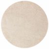 vidaXL Antiskluzna Shaggy Preproga Krem 120 x 120 cm PP