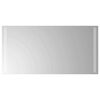 vidaXL LED kopalni&scaron;ko ogledalo Transparentno 80 x 40 cm kaljeno steklo